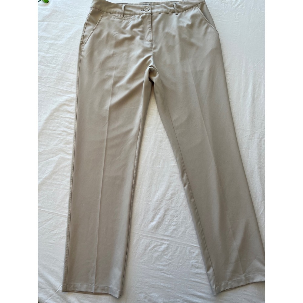 Lesmart Golf Pants Womens Size 10 Beige‎ Standard Fit Golf Series